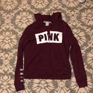Maroon Pink zip up!